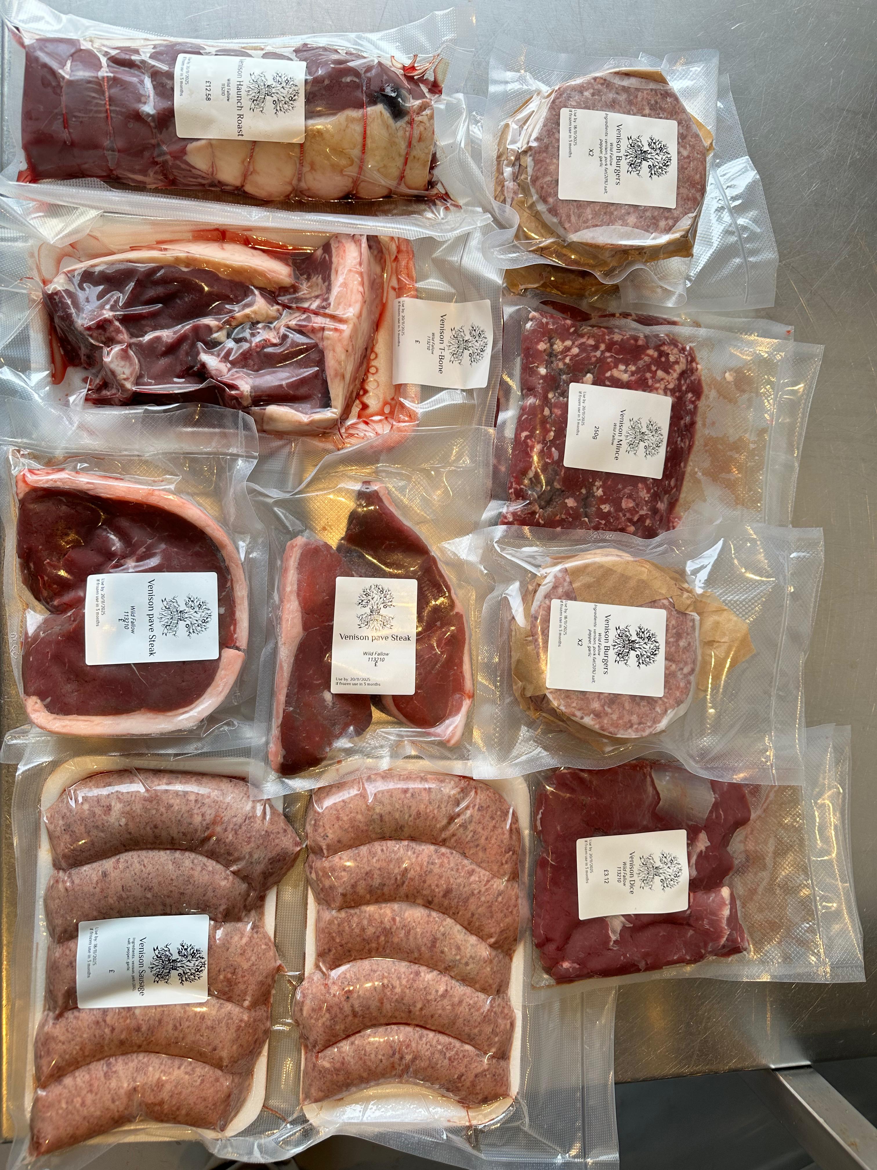5kg Venison Box – Antler to Oak
