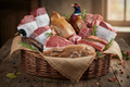 mixed wild game basket